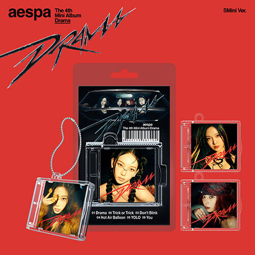 aespa [DRAMA] 4th Mini Album (SMini Ver.) NFC CD++BallChain+Card SEALED
