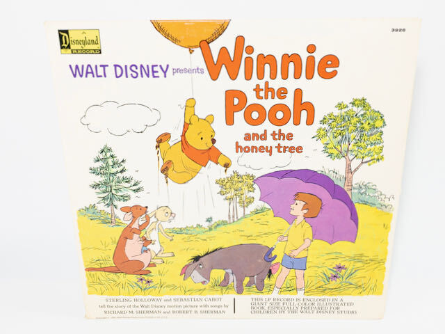 Winnie The Pooh And The Honey Tree LP 1965 Walt Disney Book & Vinyl, Nice, GR8