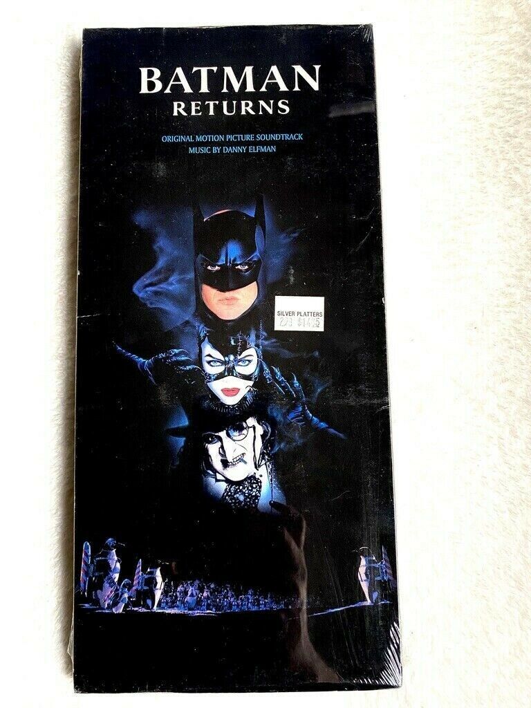 BATMAN RETURNS SEALED LONGBOX CD DC COMICS '92 SOUNDTRACK CATWOMAN PENGUIN PROMO