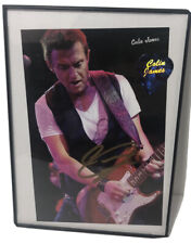 COLIN JAMES SIGNED 6 X4 framed PHOTO with guitar pick  picture