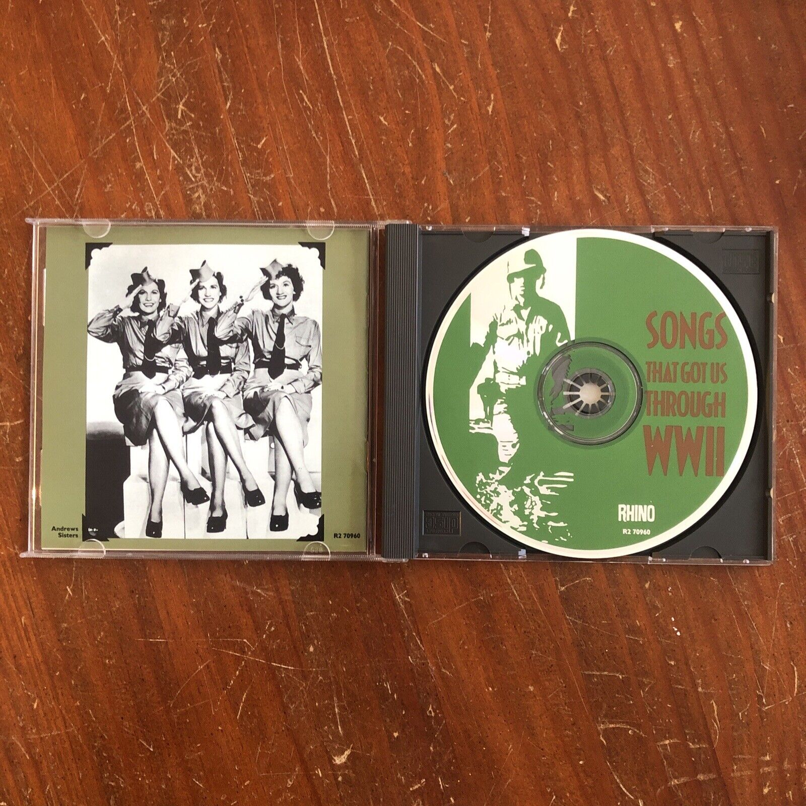 CD Songs That Got Us Through WWII (18 Big Band & Vocal Hits) WW2 Rhino 1940s Pop