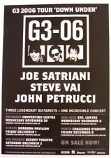 G3-06  / JOE SATRIANI / STEVE VAI / JOHN PETRUCCI ORIGINAL TOUR POSTER picture