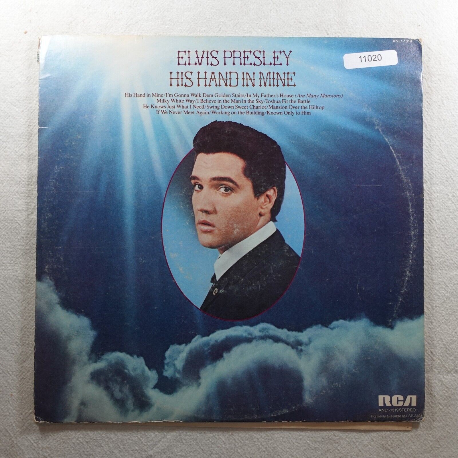 Elvis Presley His Hand In Mine Rca Victor ANL1-1319 Record Album Vinyl LP