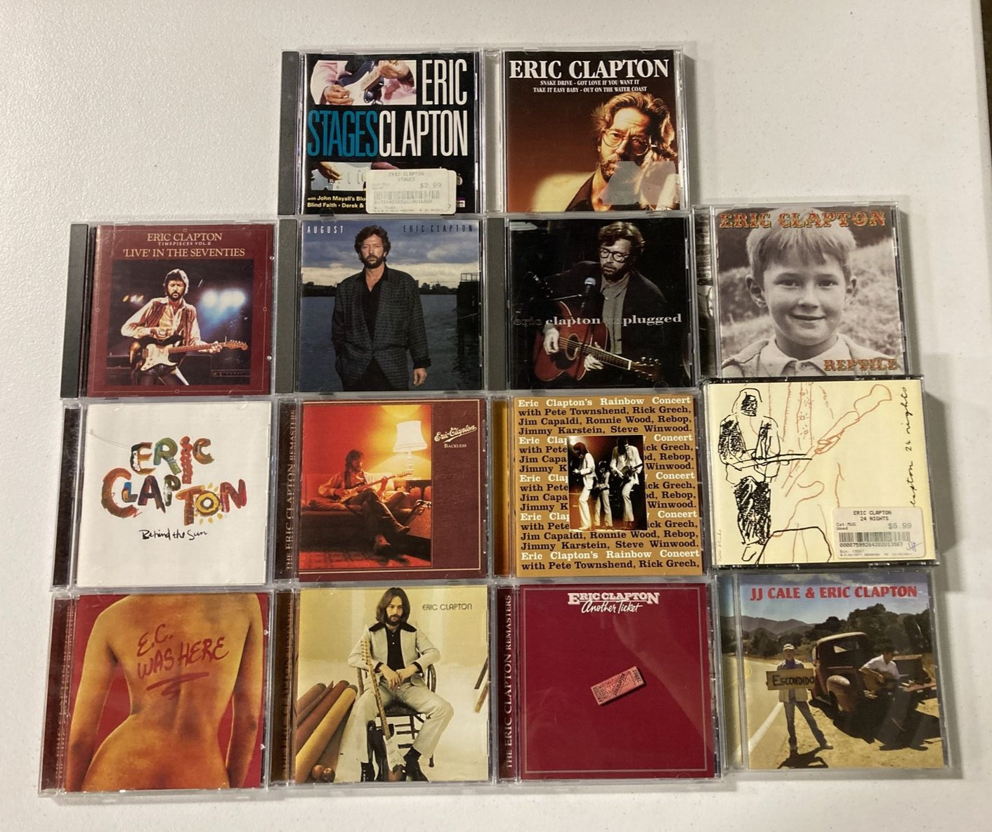 Lot of 14 Eric Clapton CDs