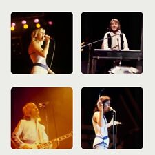 Abba 4 Coaster Set Waterloo 50 Years Of Eurovision  Unofficial Collector Item  picture