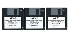 Akai S1000 / S5000 Three Floppy Disks OB8 Saw Pad KZV31018 picture