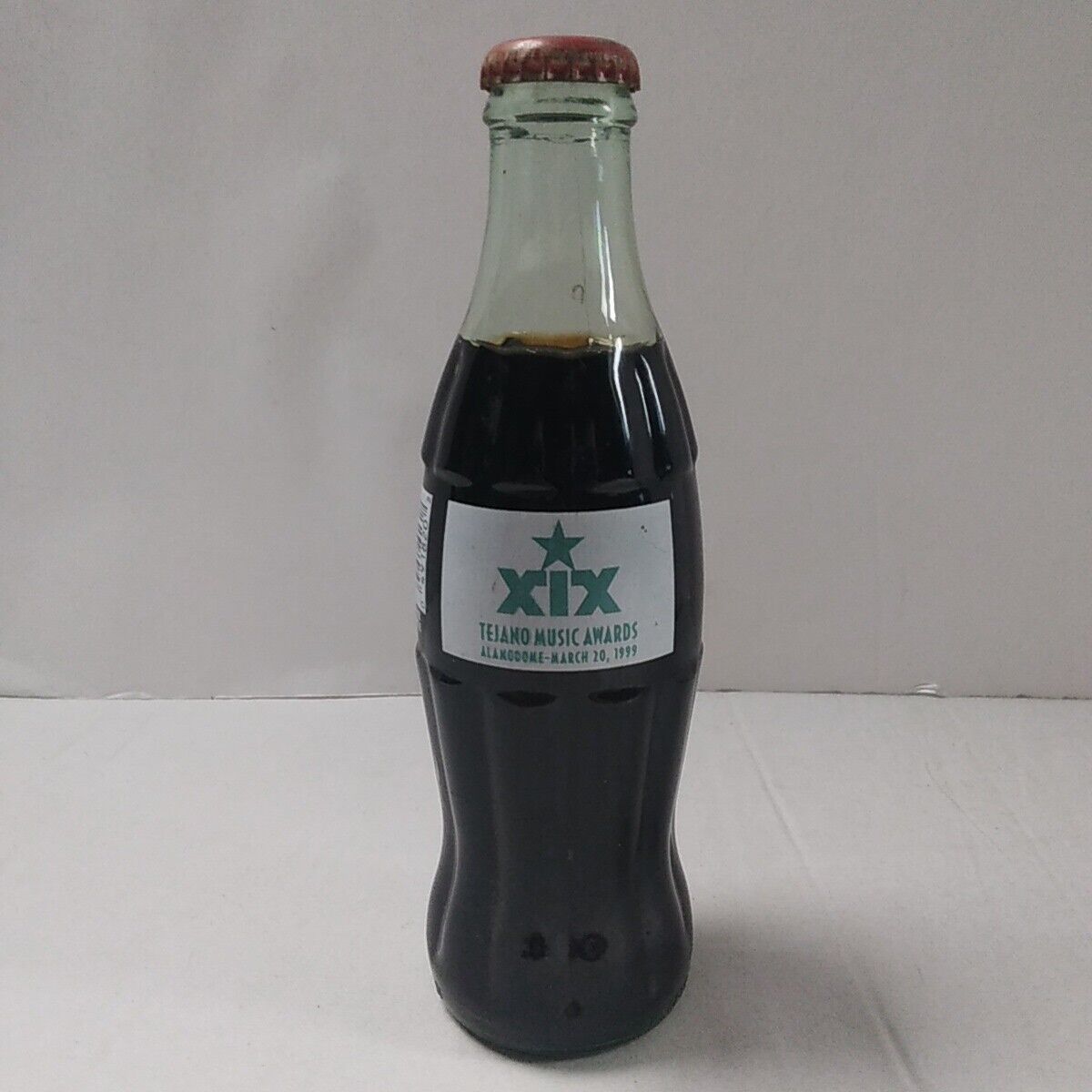 Vintage 1996 Coca-Cola Classic Tejano Music Awards Mar Unopened Full Bottle 8 Oz