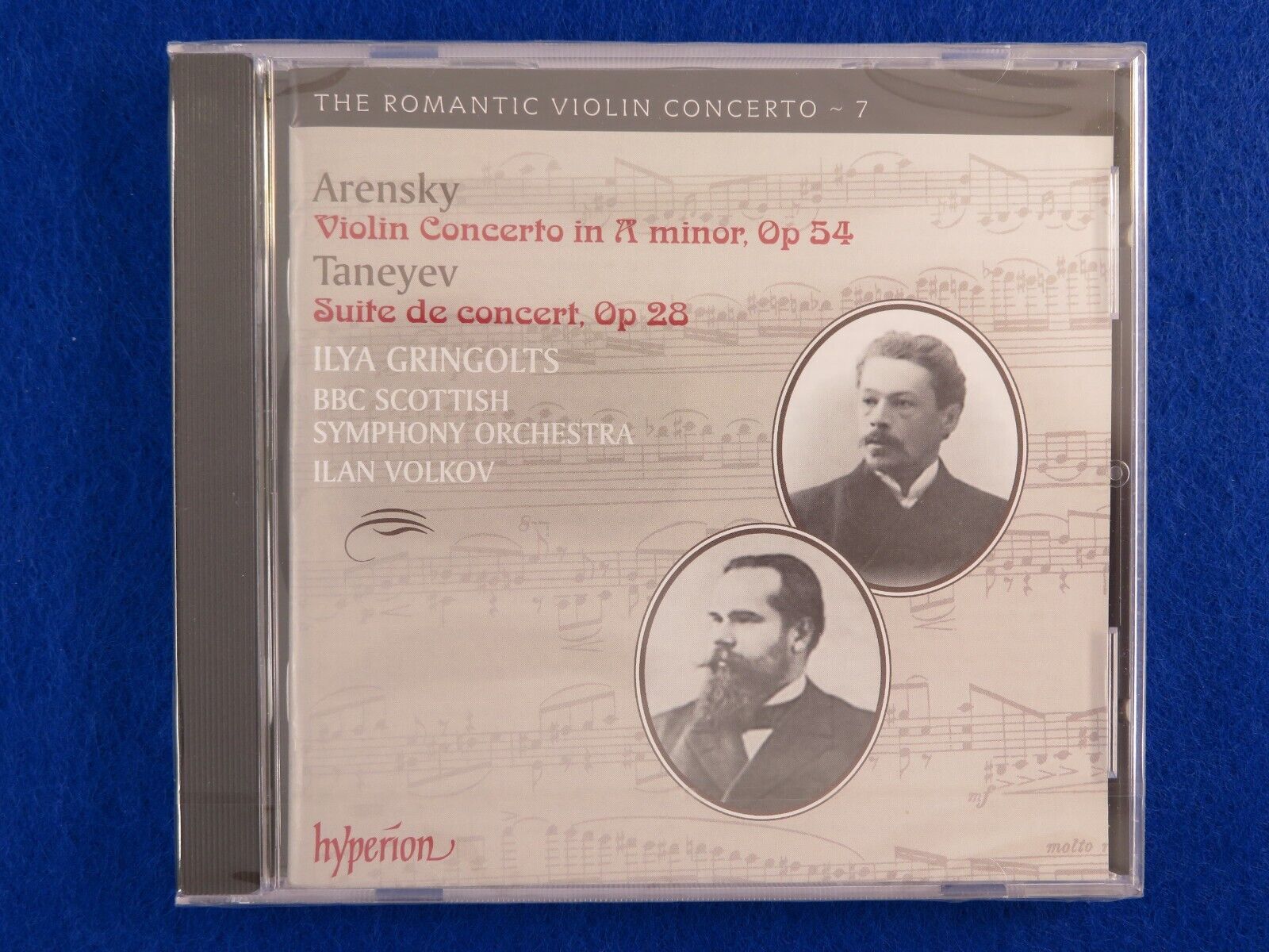 The Romantic Violin Concerto 7 Arensky/Taneyev-Ilya Gringolts-Brand New-CD 