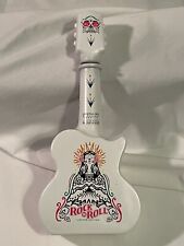 Rock N Roll Tequila White Guitar Bottle Empty Cristalino Reposado Limited Edit’n picture