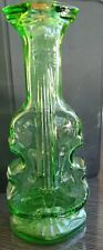 Green Beautiful Bass Guitar shape glass Vase9 X 4 picture