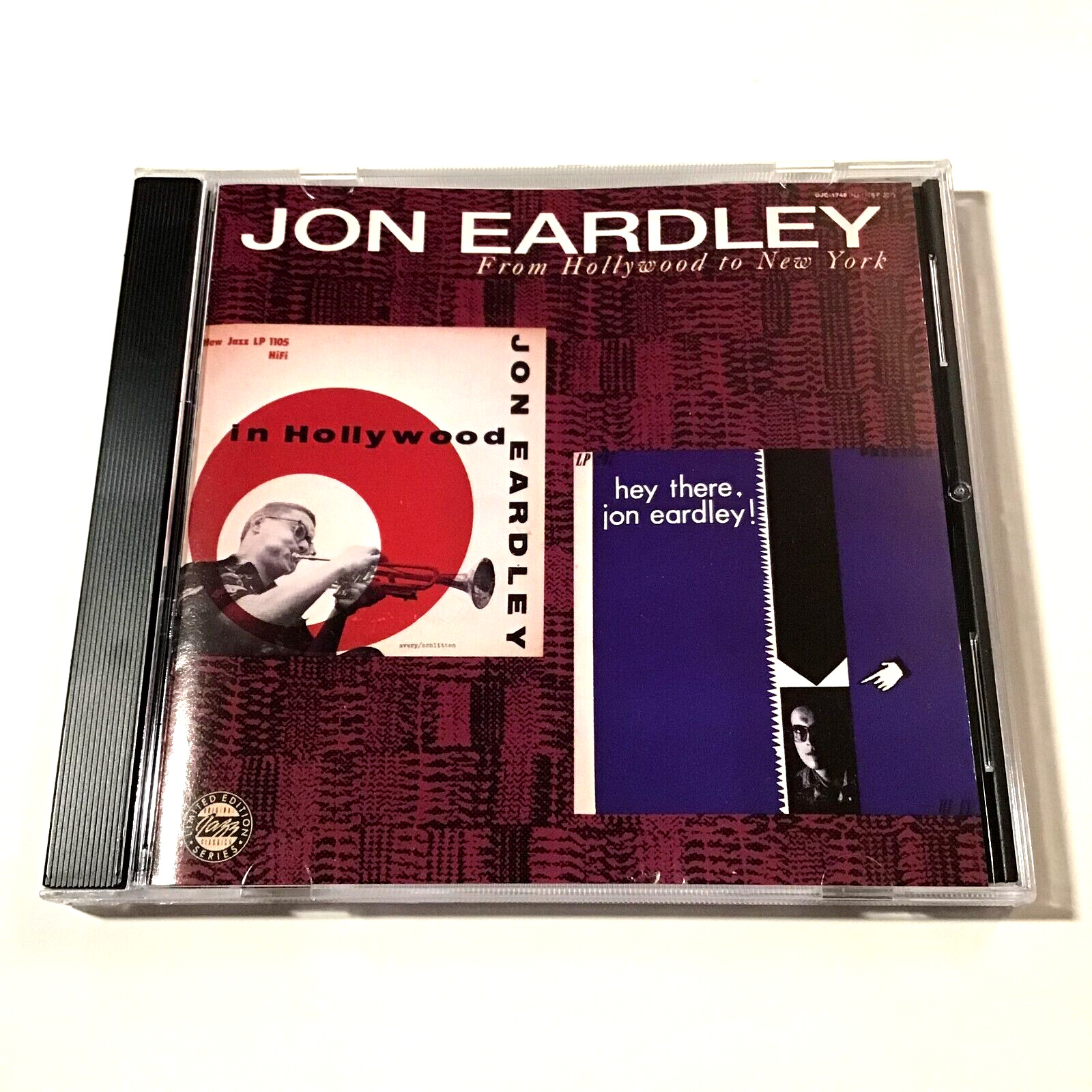 Jon Eardley - From Hollywood To New York (CD, 1990) Cool Jazz, Bop, Rare