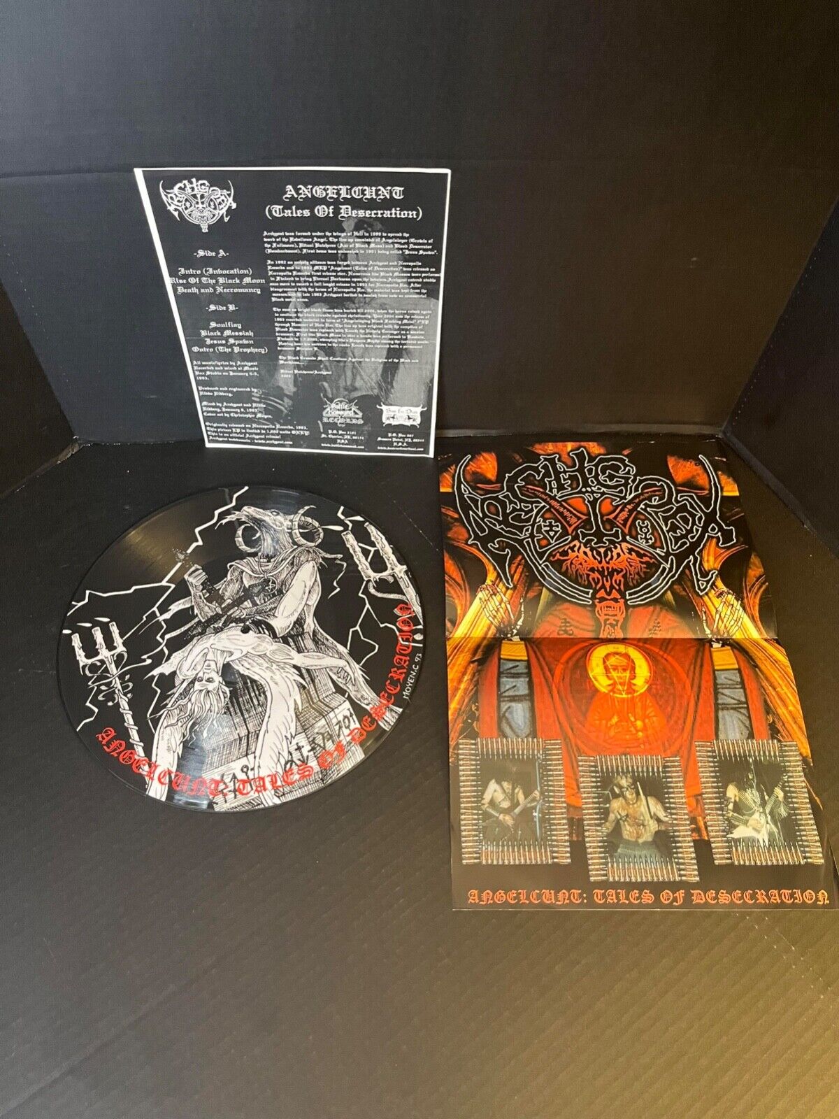 ARCHGOAT : ANGEL CUNT TALES OF DESECRATION PICTURE DISC VINYL WITH POSTER 