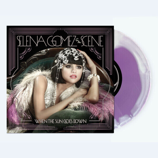 Selena Gomez The Scene When The Sun Goes Down Vinyl Lavender/White Swirl Presale