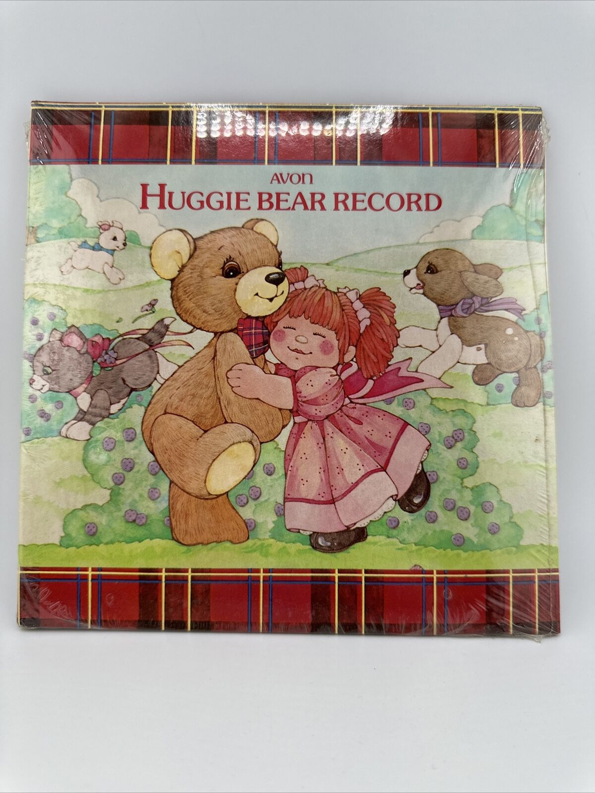 Vintage Children's Avon Huggie Bear Record 45 rpm Vinyl Collectable Mint