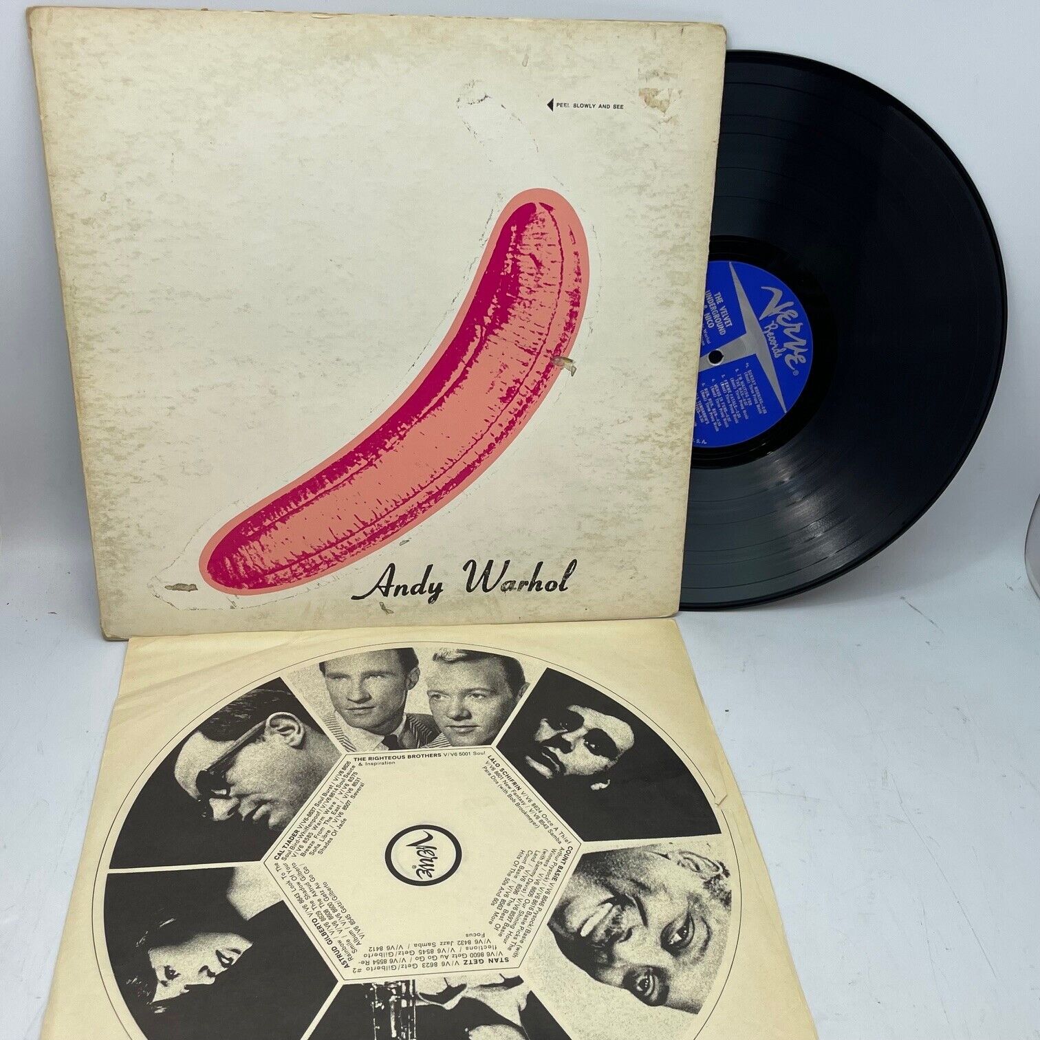 The Velvet Underground & Nico 1968 Stereo Repress Vinyl LP Peeled Banana Psych