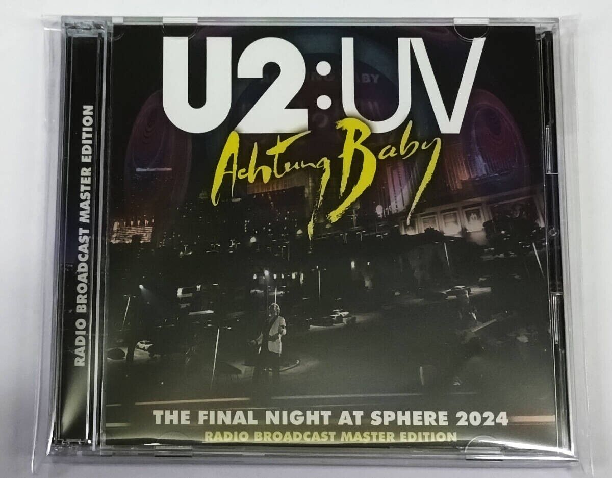U2 Newer One THE FINAL NIGHT AT SPHERE 2024 BROADCAST MASTER EDITION 2CD Silver