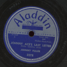 Blues 78 - Johnny Fuller - Johnny Ace's Last Letter / Fool's Paradise on Aladdin picture