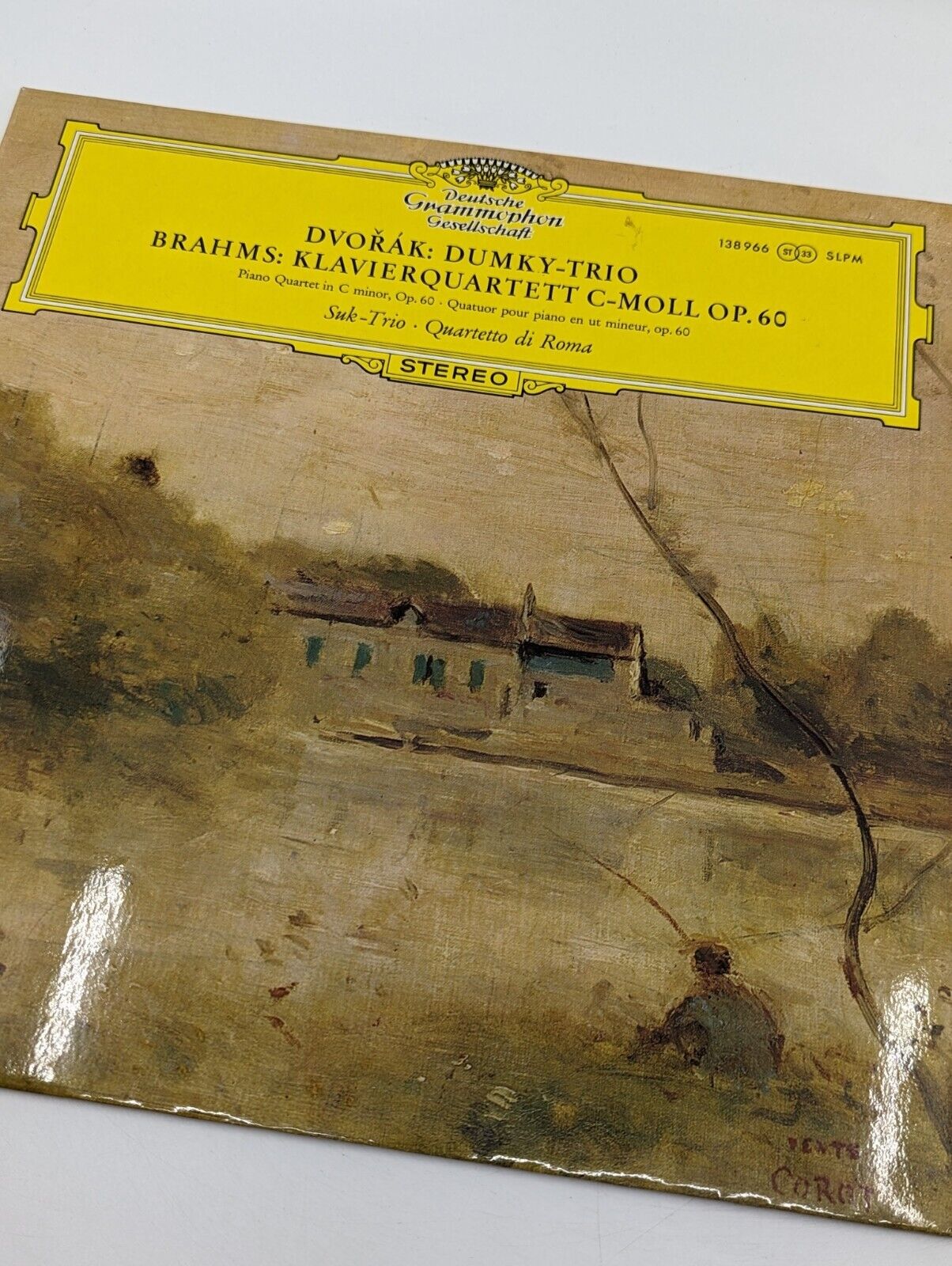 DGG Brahms/Dvorak SUK-TRIO Quartetto di Roma Classical LP NM