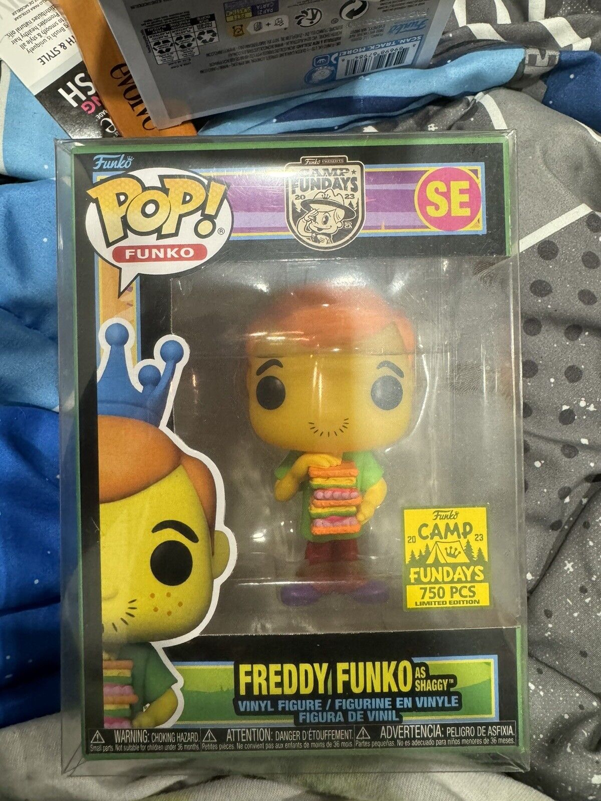 Funko Pop Vinyl: Freddy Funko - Freddy Funko as Shaggy (Black Light) 750 Pieces