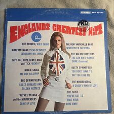 England’s Greatest Hits Vintage Vinyl Record LP SRF 67570 Fontana Records 1967 picture