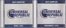 Lot of 2 Universal Republic Records A&R Music Sampler CDs - Nov.2010, April 2011 picture