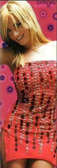 2003 Young Britney Spears Licensed Merchandise Door Size Poster 21\