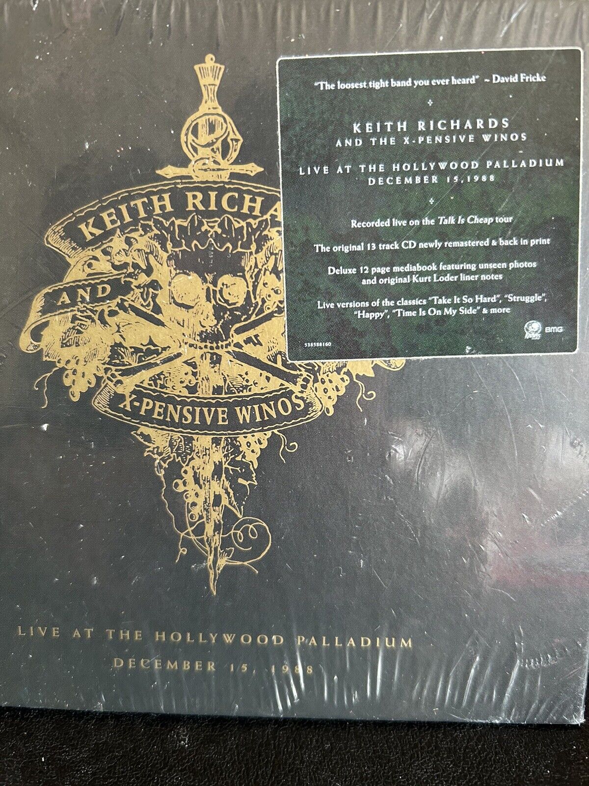 Keith Richards and the X-pensive Wino's Rare CD Live Hollywood Pallace CD SEALED