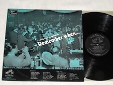 REMEMBER WHEN (1967) Mono RCA VICTOR LP for Allied Chemical  picture