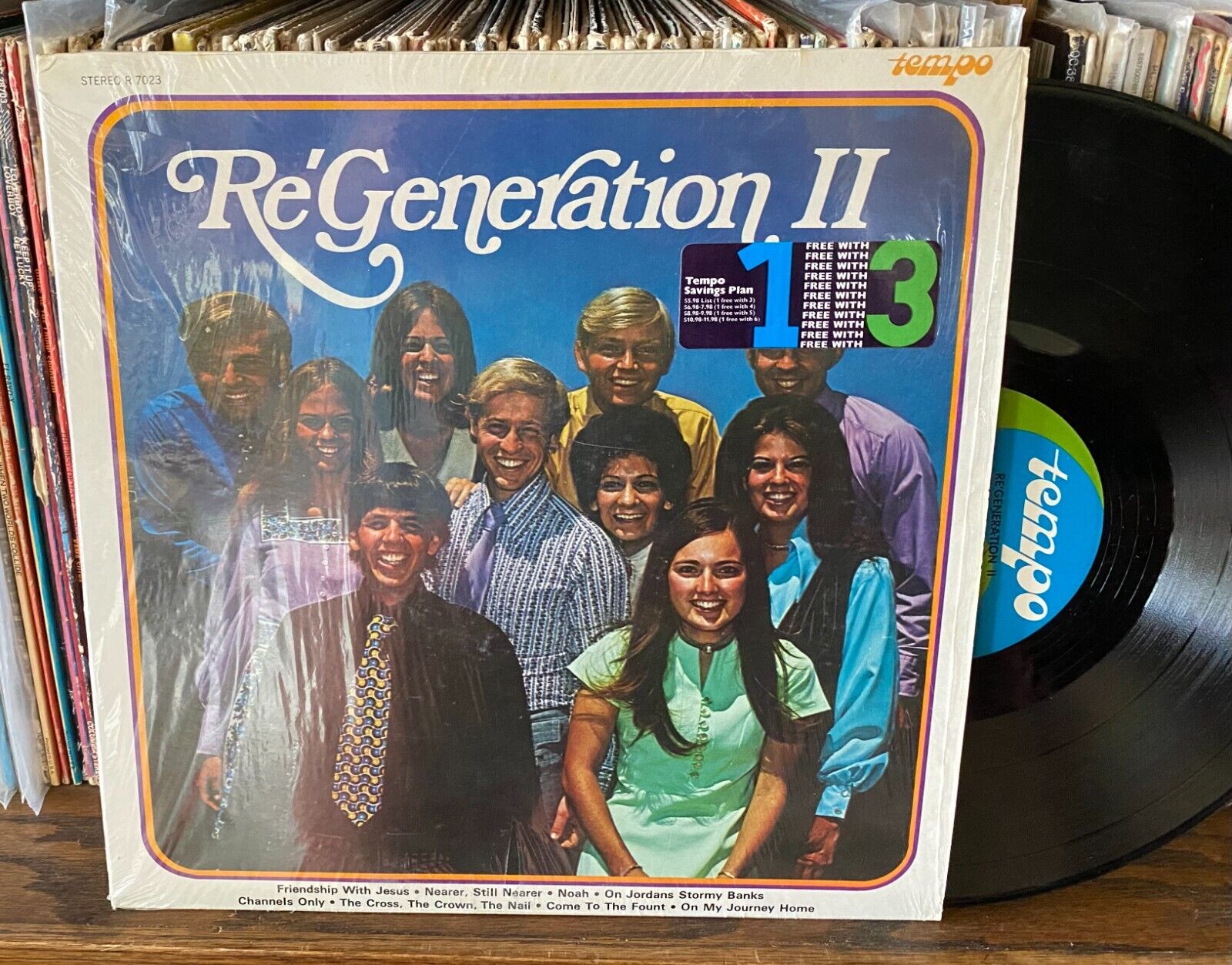 VINYL Re\'Generation 2 EXCELLENT Derric Johnson Gospel Record