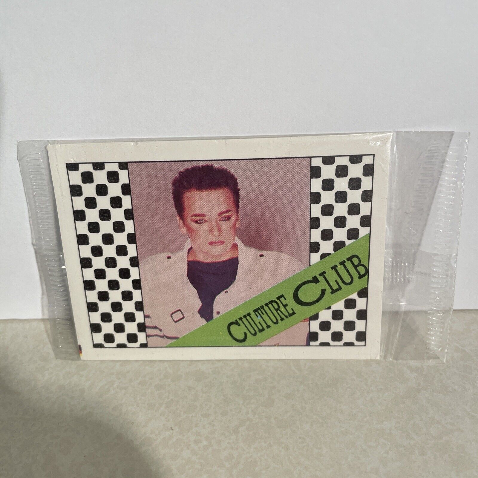 Vintage NOS 1985 Boy George Rock Stars Fan Club Wonder Culture Club Sealed Card