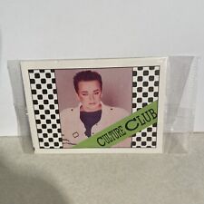Vintage NOS 1985 Boy George Rock Stars Fan Club Wonder Culture Club Sealed Card picture