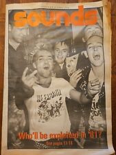 Sounds Music Newspaper January 3rd 1981, The Exploited Cover picture