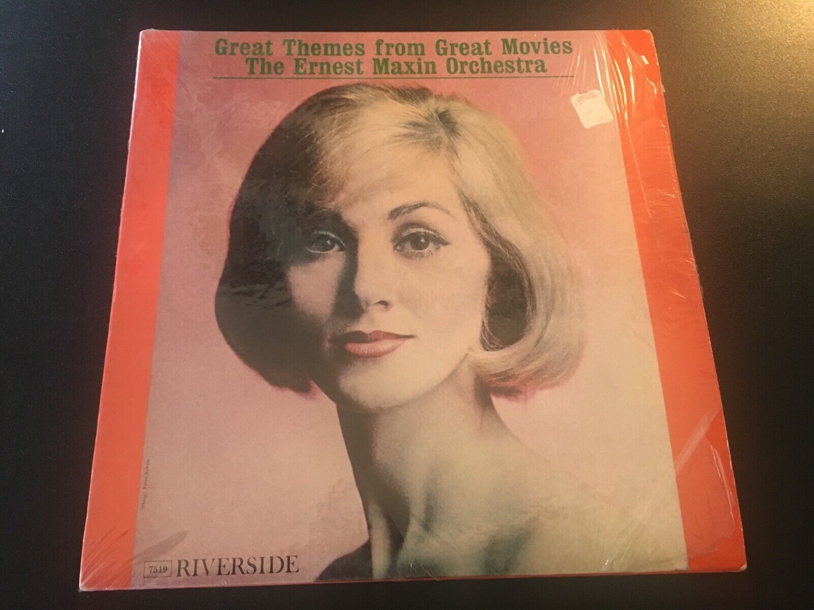 Ernest Maxin Orchestra Great Themes from Movies LP Riverside shrink VG