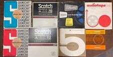 18 Reel to Reel 7-inch Pre Recorded Tape LOT vtg Audio Record Scotch Soundcraft picture