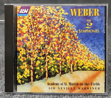 Weber The 2 Symphonies St. Martin-in-the-Fields Sir Neville Marrine (CD, BMG) picture