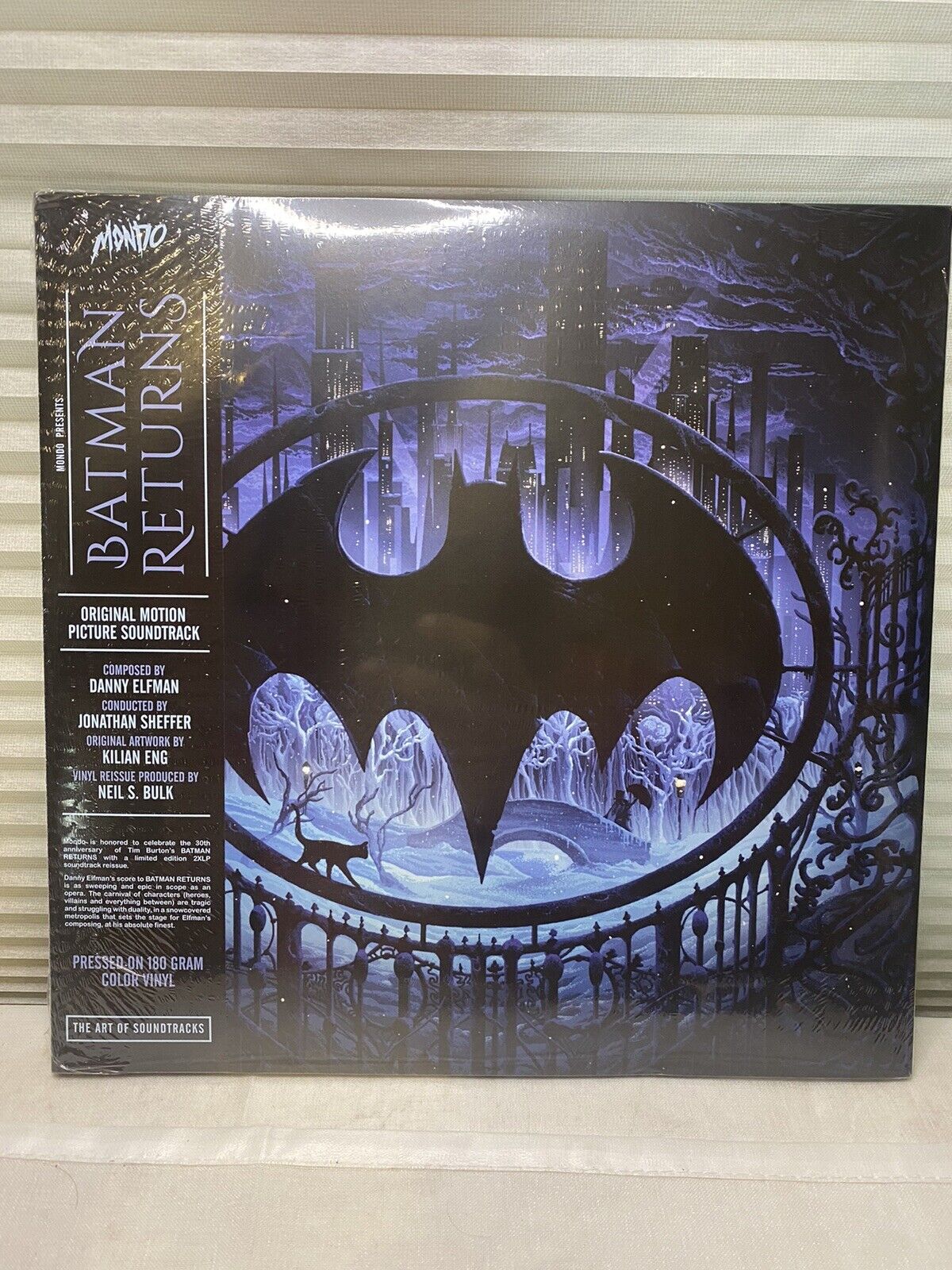Batman Returns – Original Motion Picture Soundtrack 2XLP - Mondo Color Vinyl