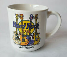 vintage ceramic Hard Rock Cafe mug from Las Vegas, four guitars picture