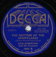 Dick Robertson Orch 78 Rhythm Of The Snowflakes /Let's Waltz For Old Time's SH2B picture