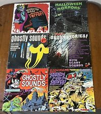 Vintage Halloween Scary Sounds Horror Vinyl LP Lot Of 6 Pickwick A&M Power 70s picture