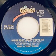 BILLY & TERRY SMITH: BLUES STAY AWAY FROM ME / JOHN DEERE LETTER, EPIC  45 RPM picture