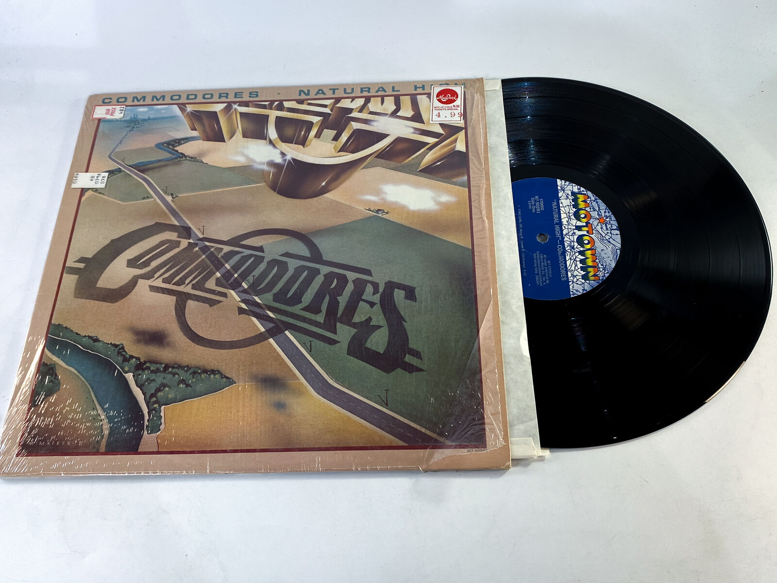 Commodores-Natural High-Vintage Vinyl Record VG/EX