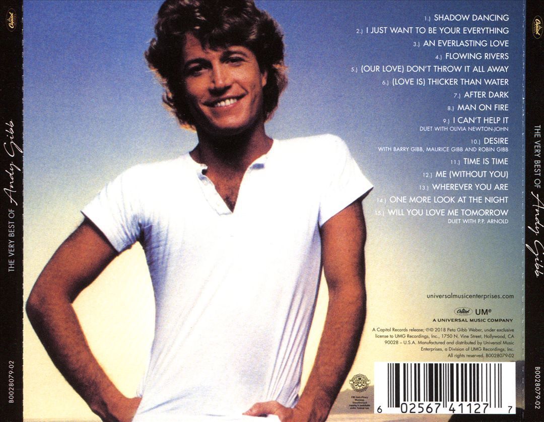 ANDY GIBB - THE VERY BEST OF ANDY GIBB NEW CD