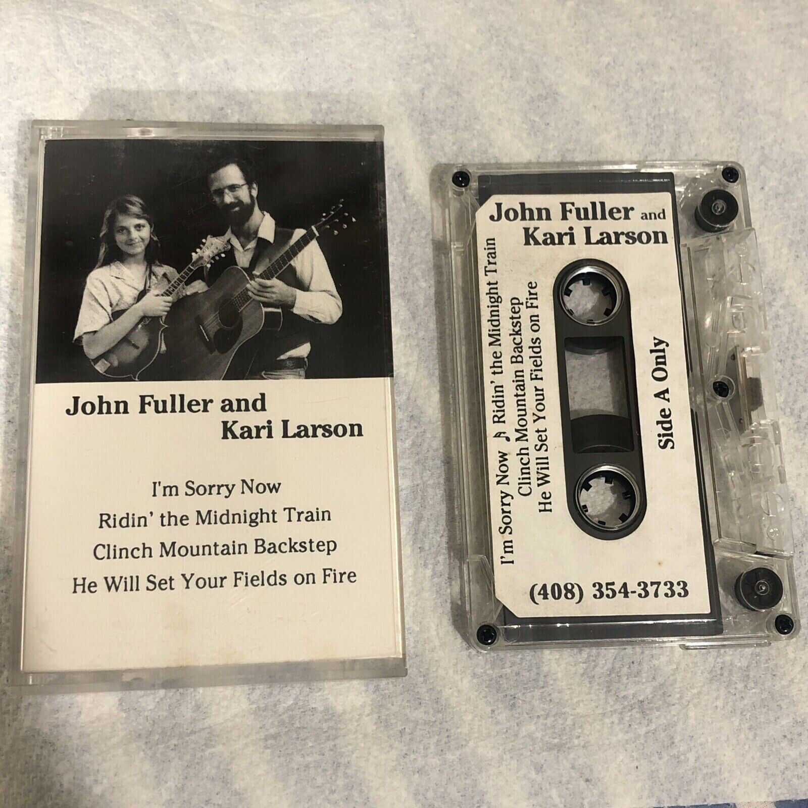 Vintage Cassette Tape John Fuller & Kari Larson Rare Music Album Country Folk