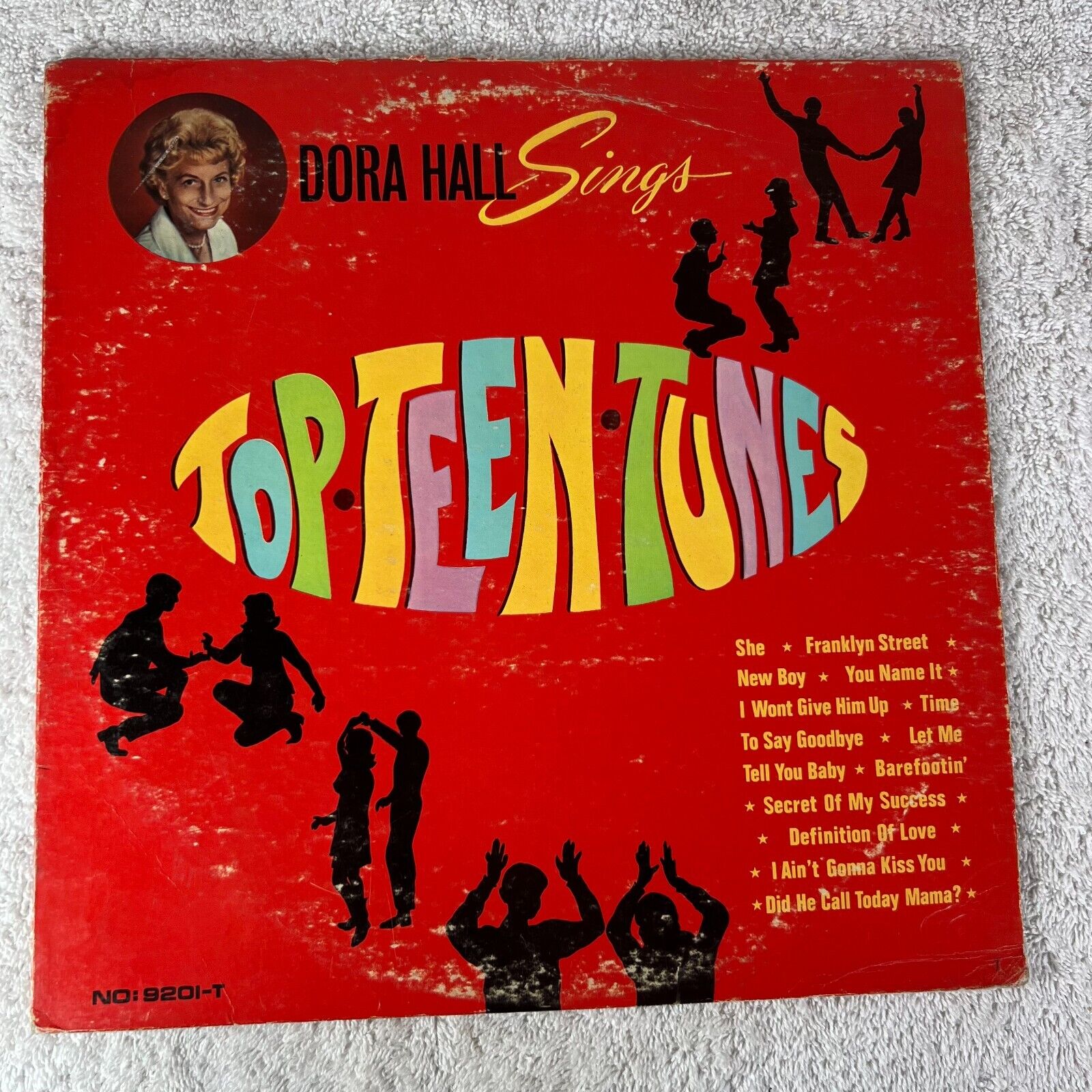 DORA HALL SINGS TOP TEEN TUNES Vinyl LP 9201-T