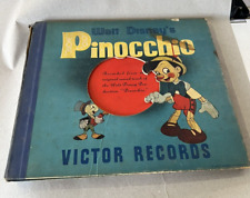 WALT DISNEY'S PINOCCHIO 3 SET VICTOR RECORDS 78 RPM picture