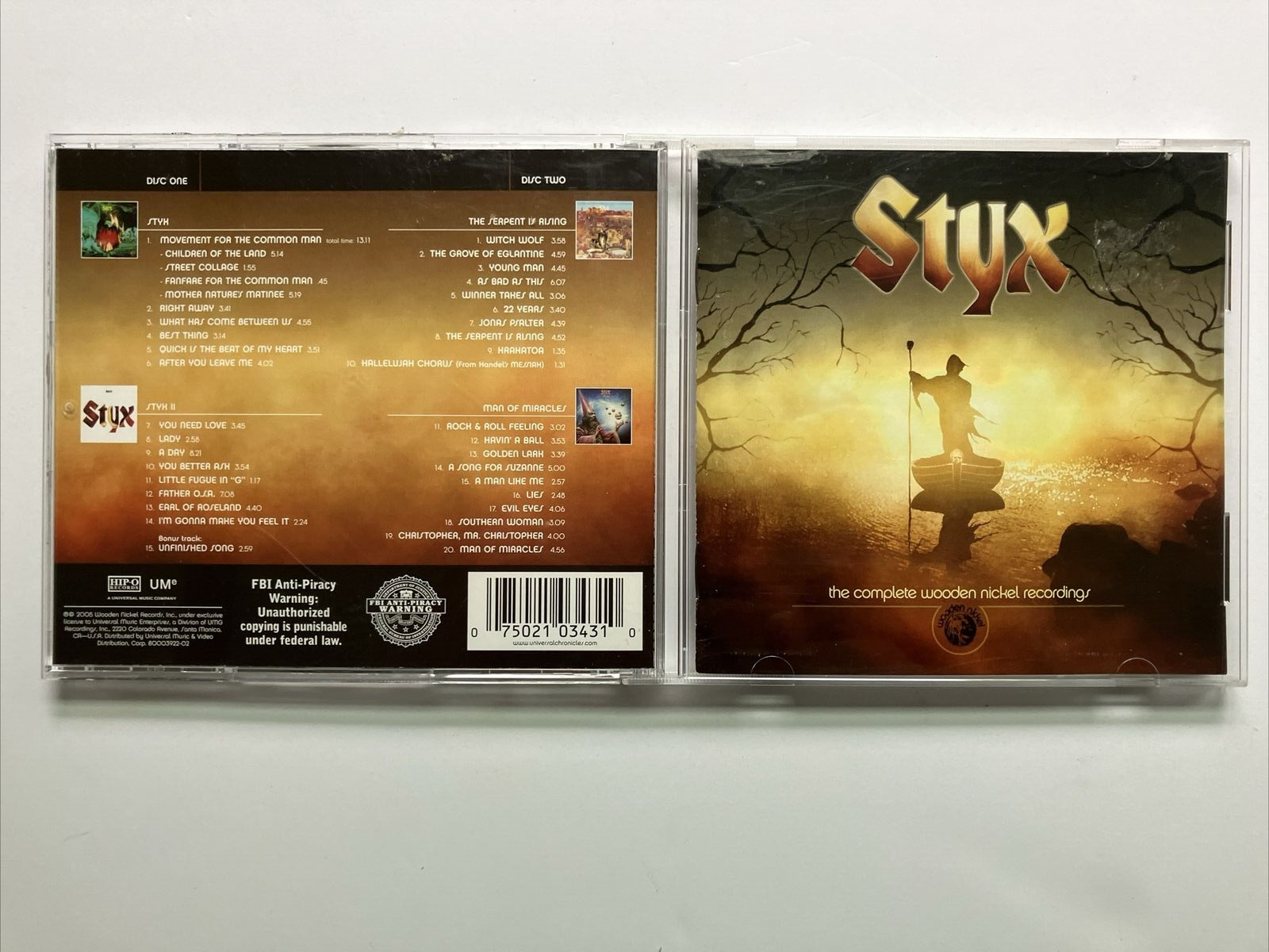 Styx: Complete Wooden Nickel Recordings by Styx (CD, 2005) 2-Disc Set