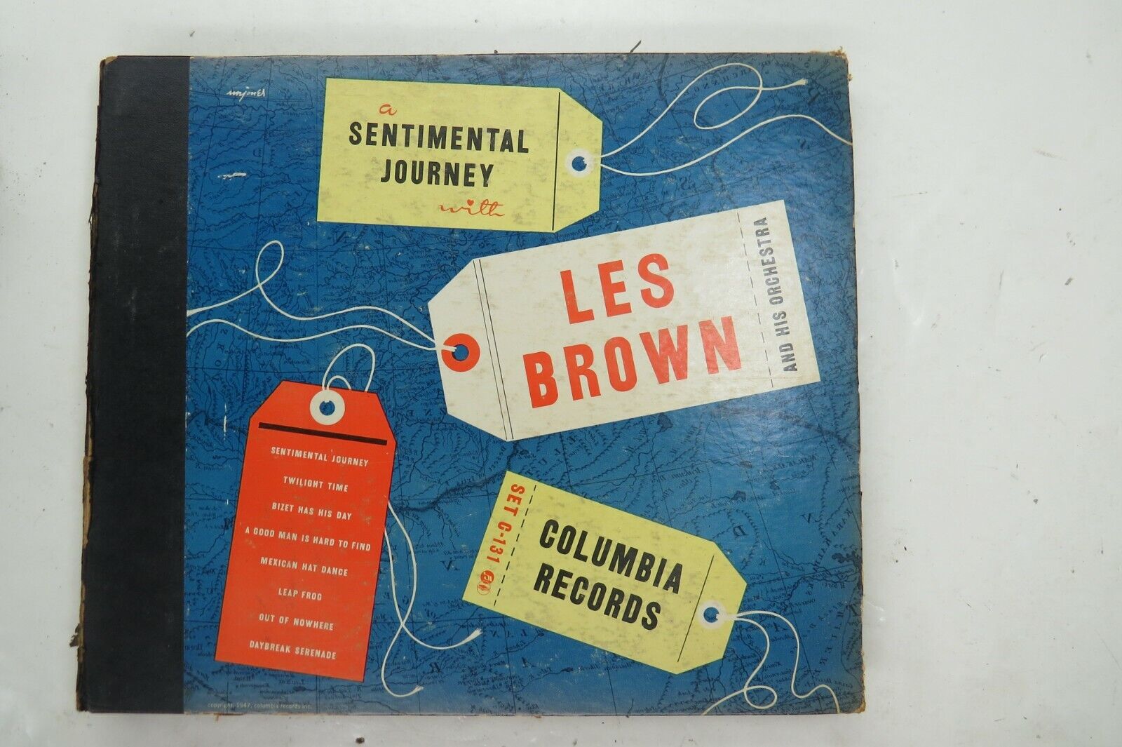 Les Brown - COLUMBIA ALBUM C-131 - A Sentimental Journey - 4x78 RPM