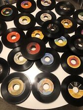 30 Random 45 RPM Records Lot Various Oldies Vinyl Arts Crafts Decoration As-Is picture