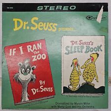 Vintage Dr. Seuss's If I Ran The Zoo And Sleep Book Rare Vinyl LP Album Record  picture