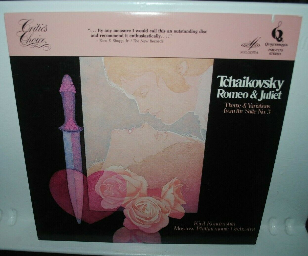 Tchaikovsky Romeo & Juliet, Kiril Kondrashin, Moscow Philharmonic, LP record EX+